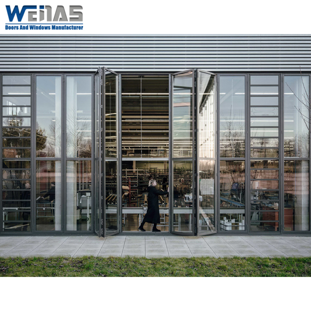 Weinas 75 Series Thermal-Break Aluminium Folding Door for villa patio