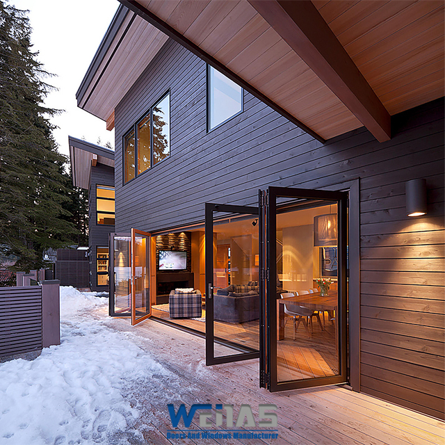 Weinas 75 Series Non-Thermal-Break Aluminium Folding Door for Patio