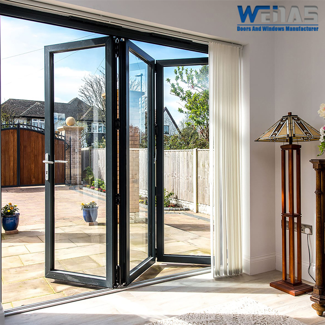 Weinas 75 Series Thermal-Break Aluminium Folding Door for villa patio