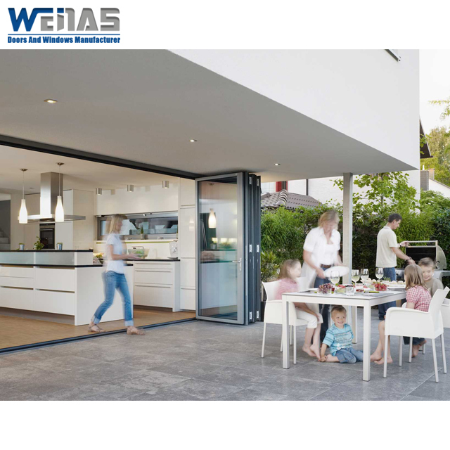 Weinas 75 Series Non-Thermal-Break Aluminium Folding Door for Patio