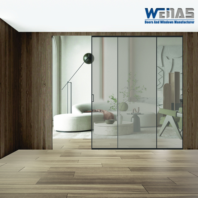 Weinas Weixiang ultra‑slim aluminium sliding door for balcony patio_4